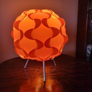 Vintage IKEA Orange Fillsta Lamp